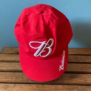 K-Products embroidered red Budweiser hat